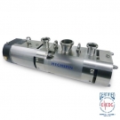 De hygiënische EHEDG gecertificeerde HYGHSPIN 90 HP schroefspindelpomp (twin screw pump) is speciaal ontwikkeld om hoge drukken te kunnen realiseren.
